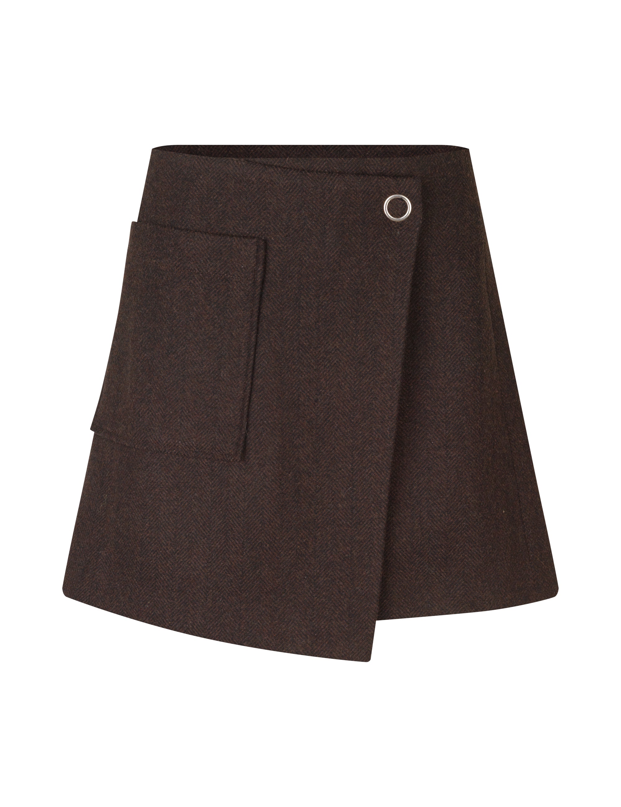 Keya-M_Brown Black Twill_Packshot_0